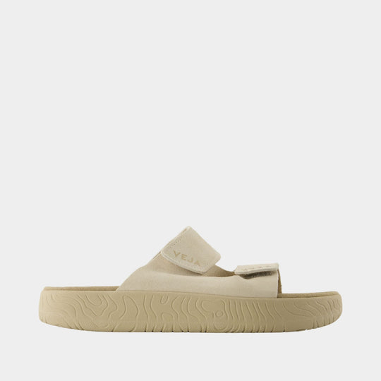 Etna Sandals - Veja - Leather - White