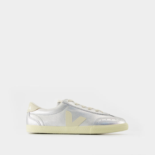 Volley Sneakers - Veja - Leather - Silver
