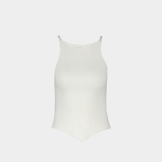 Signature Top - Courreges - Cotton - White
