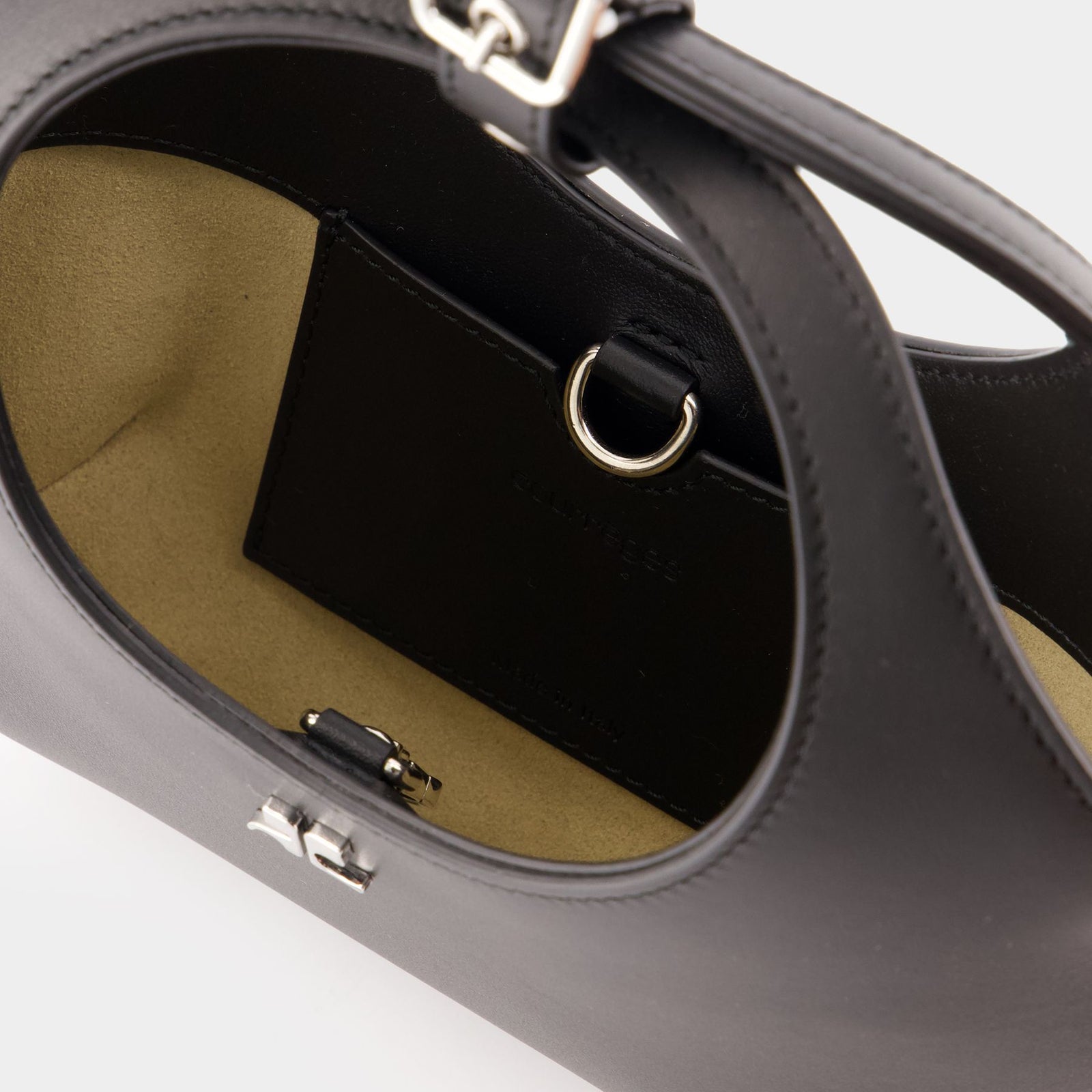 ショルダーバッグ・ポシェット Courreges Mini Holy Day Purse - Leather - Black 125GSA163CR00659999_base_1.jpg