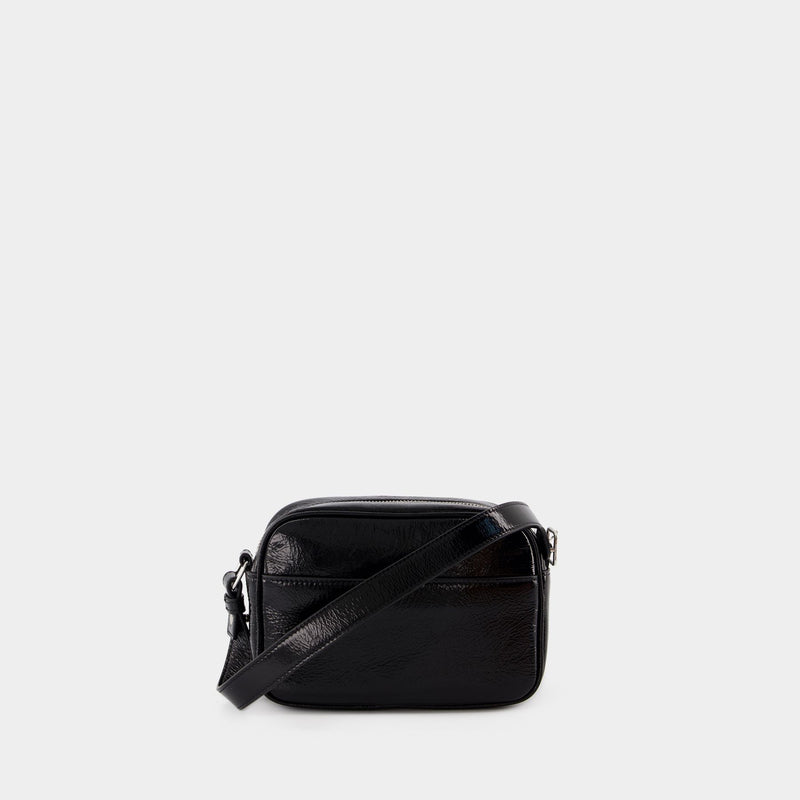 ショルダーバッグ・ポシェット Reedition Camera Crossbody - Courreges - Leather - Black PERGSA061CR00657075_4_1.jpg