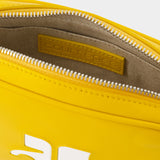 Slim Camera Bag - Courreges - Leather - Yellow