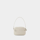 Slim Camera Bag - Courreges - Leather - Grey