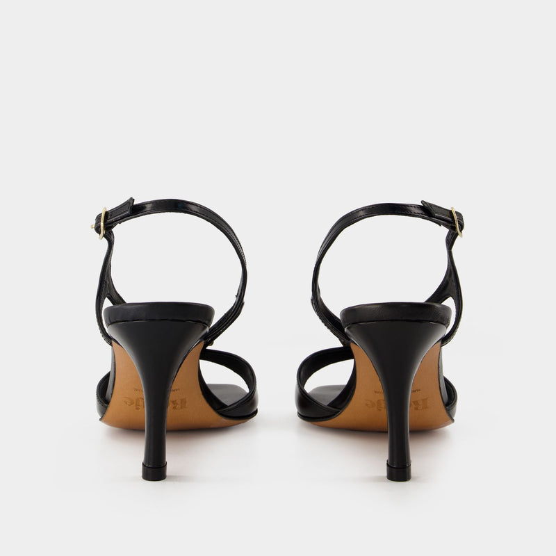 Rosa Sandals - Rouje - Leather - Black
