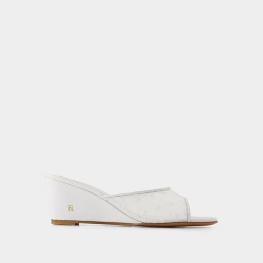 Floriana Sandals - Rouje - Leather - White