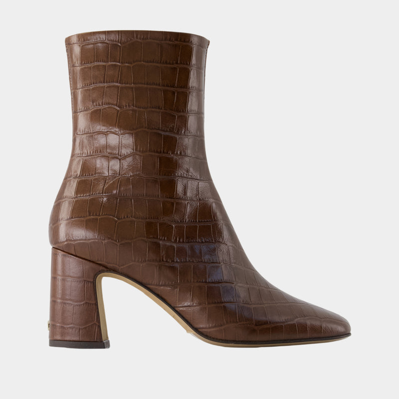 Claudia Ankle Boots - Rouje - Leather - Brown