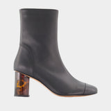 Loula ankle boots - Rouje - Leather - Black