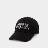 Stacked Hat - Alexander Mcqueen -  Black/Ivory - Cotton
