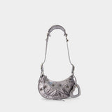 Cagole Shoulder Xs Bag - Balenciaga -  Silver - Leather