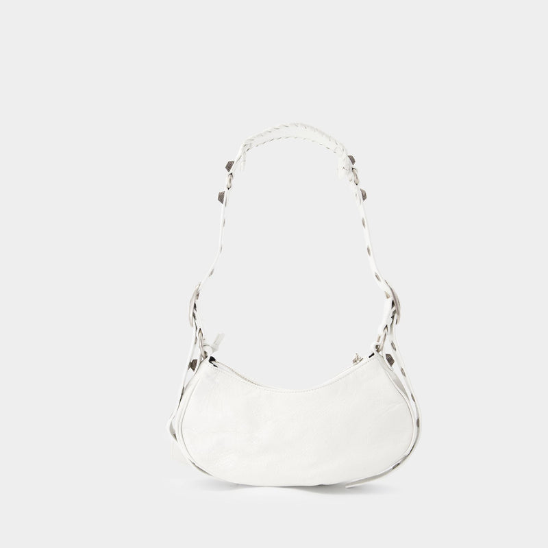Cagole Shoulder Xs Bag - Balenciaga - Optic White - Leather