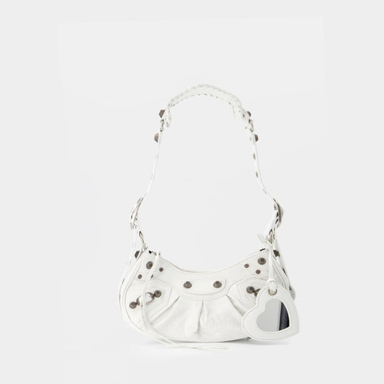 Cagole Shoulder Xs Bag - Balenciaga - Optic White - Leather