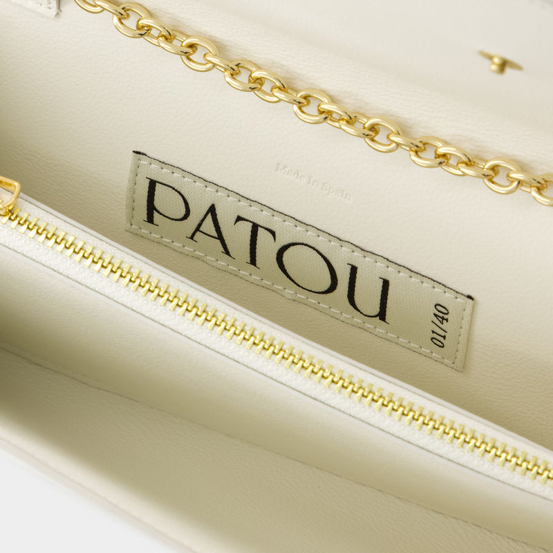 Wallet On Chain - PATOU - Leather - White