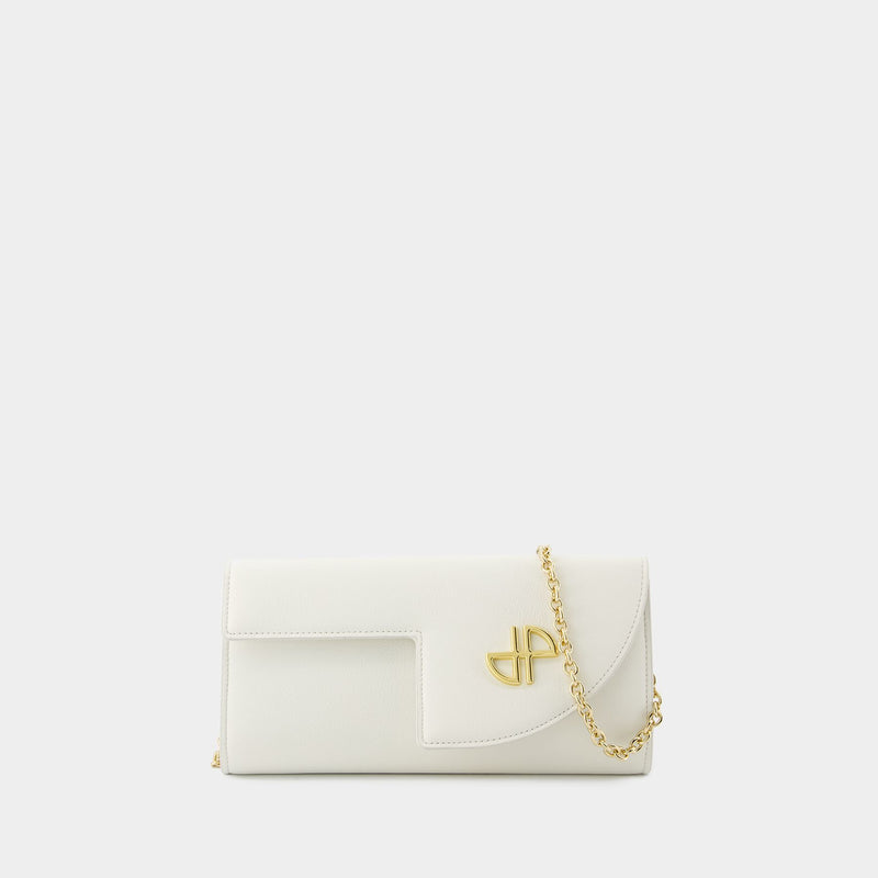 Wallet On Chain - PATOU - Leather - White