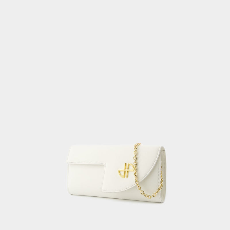 Wallet On Chain - PATOU - Leather - White