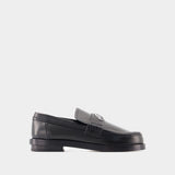 Seal Loafers - Alexander McQueen - Leather - Black/Argenté