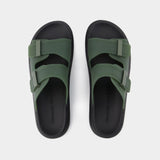 Rubber Sandals - Alexander McQueen - Calfskin - Khaki