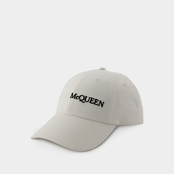 Alexander McQueenキャップ Classic Logo Bic Cap - Alexander McQueen - Cotton - White