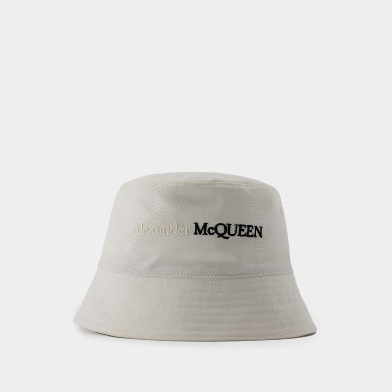 Classic Logo Bic Cap - Alexander McQueen - Cotton - White