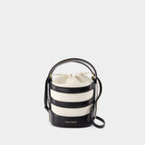 Rise Bag - Alexander McQueen - Leather - Black/Ivory