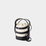 Rise Bag - Alexander McQueen - Leather - Black/Ivory