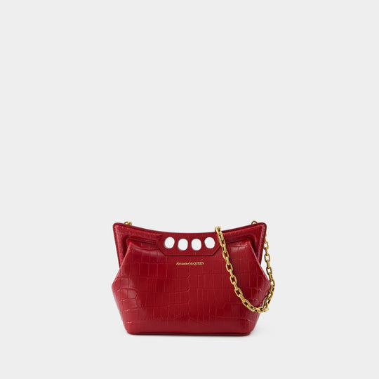 Peak Bag - Alexander McQueen - Synthetic Leather - Burgundy