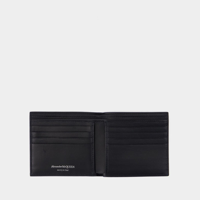 Billfold 8cc Card Holder - Alexander McQueen - Leather - Blue