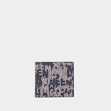 Billfold 8cc Card Holder - Alexander McQueen - Leather - Blue