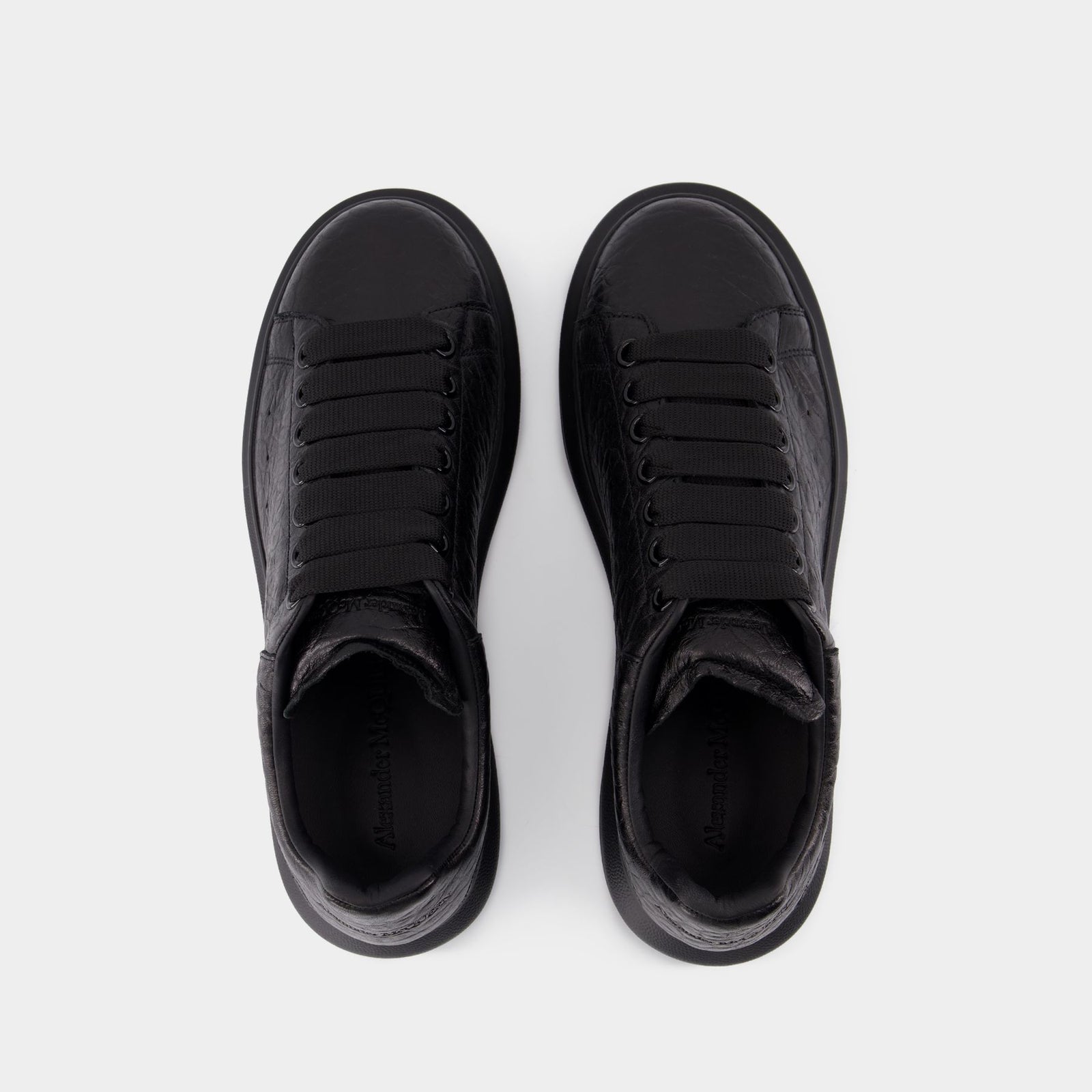 【関税込み】Oversized Sneakers - Alexander McQueen - Leather Alexander Mcqueen Oversized Platform Sneakers Leather White