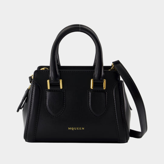 Birdee Mini Purse - Alexander McQueen - Leather - Black