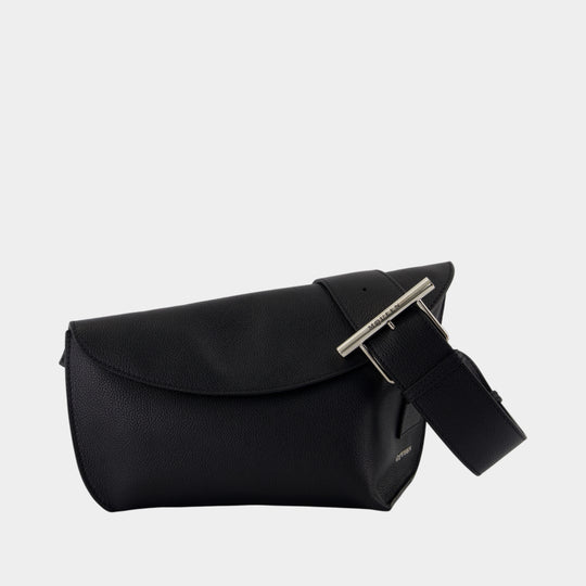 T Bar Sling Large Shoulder Bag - Alexander McQueen - Leather - Black
