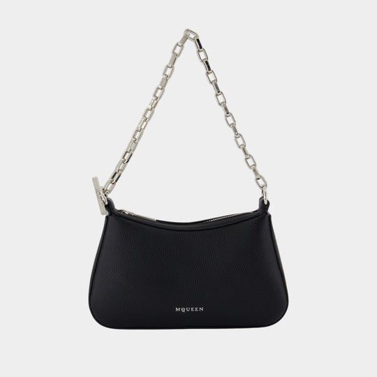T Bar Mini Handbag - Alexander McQueen - Leather - Black