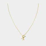 Adc Necklace - AMI Paris - Metal - Gold