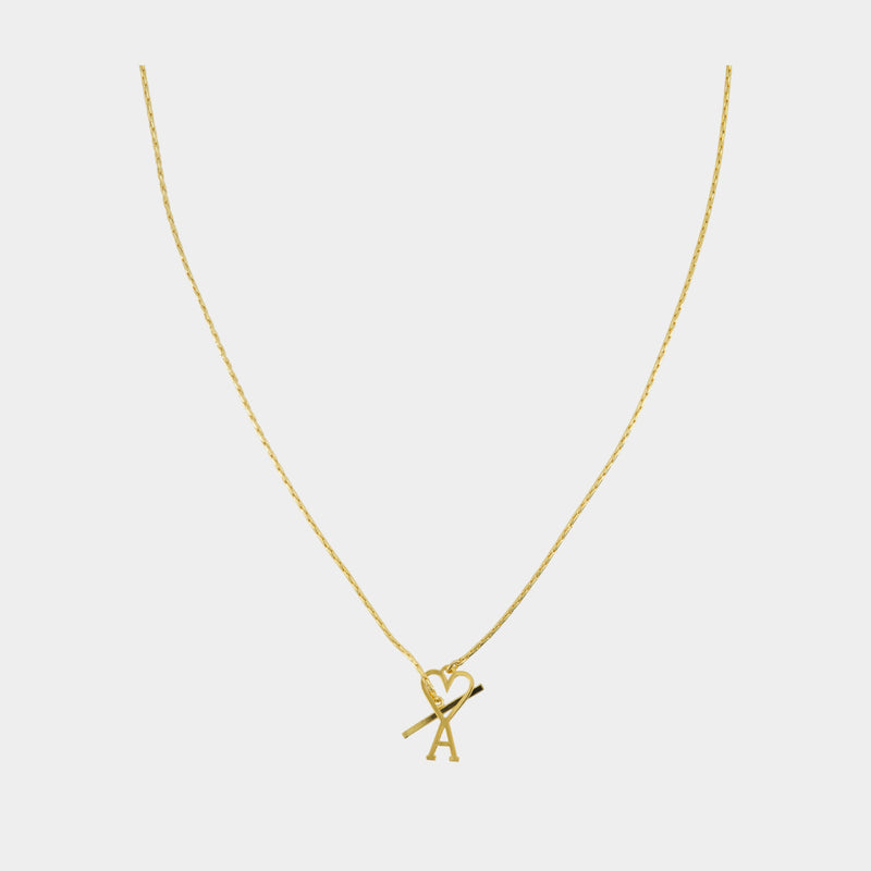 Adc Necklace - AMI Paris - Metal - Gold