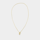 Adc Necklace - AMI Paris - Metal - Gold