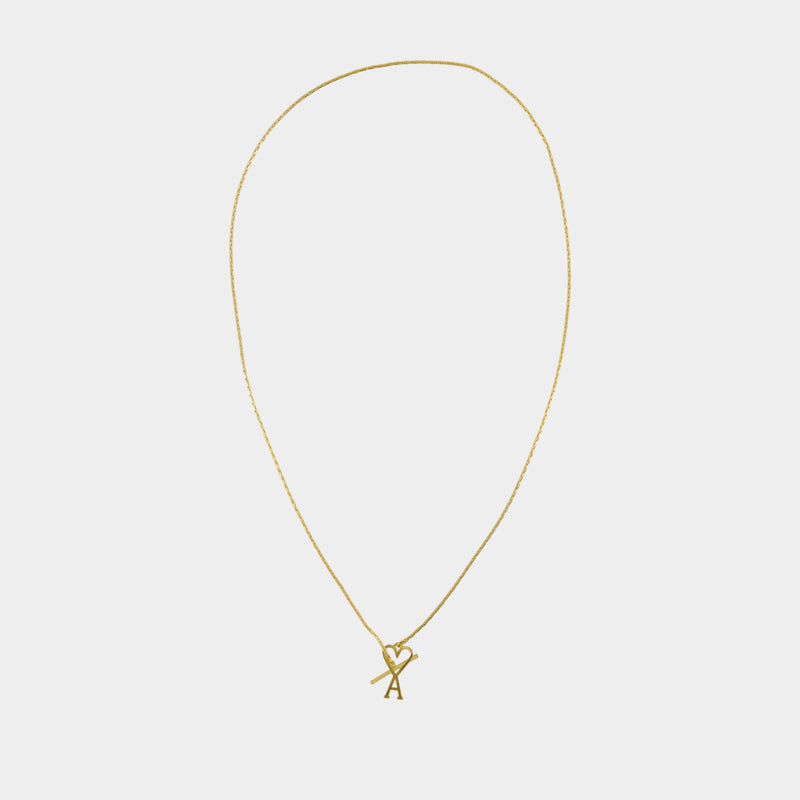 Adc Necklace - AMI Paris - Metal - Gold