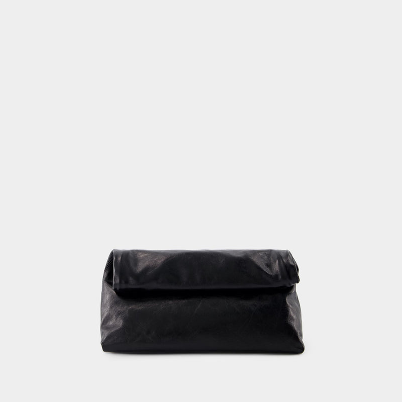Grocery Shopper Bag - AMI Paris - Leather - Black