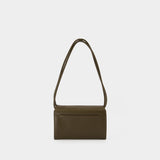 Voulez Vous Shoulder Bag - AMI Paris - Leather - Khaki