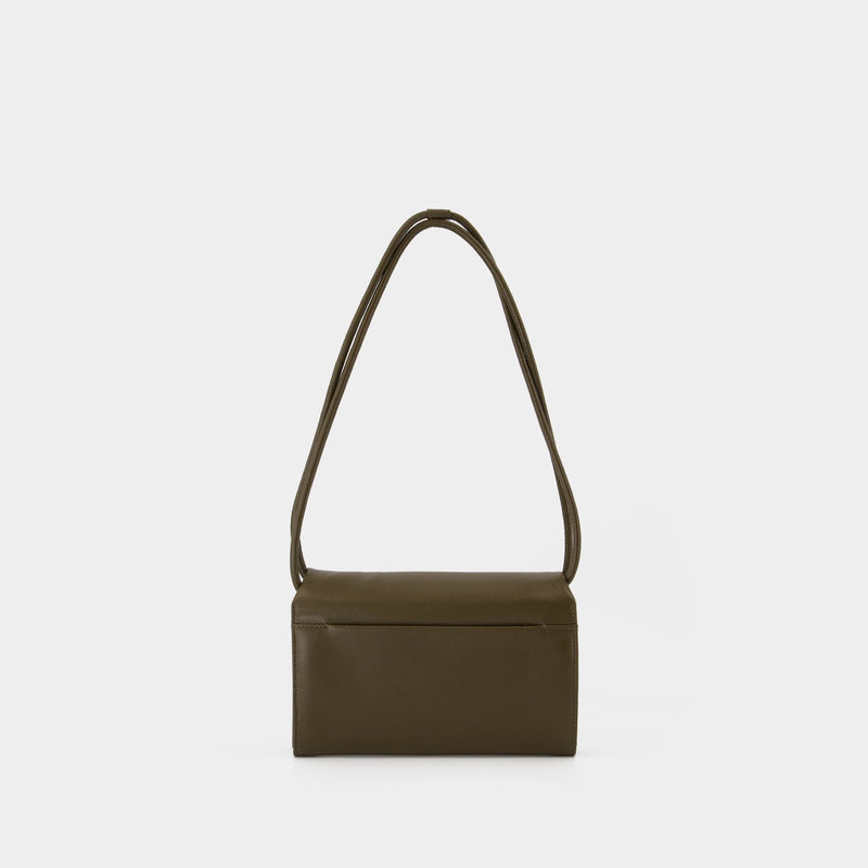 Voulez Vous Shoulder Bag - AMI Paris - Leather - Khaki