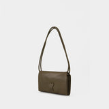 Voulez Vous Shoulder Bag - AMI Paris - Leather - Khaki