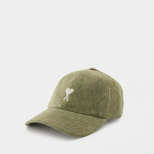 Adc Embroidery Cap - AMI Paris - Cotton - Laurel