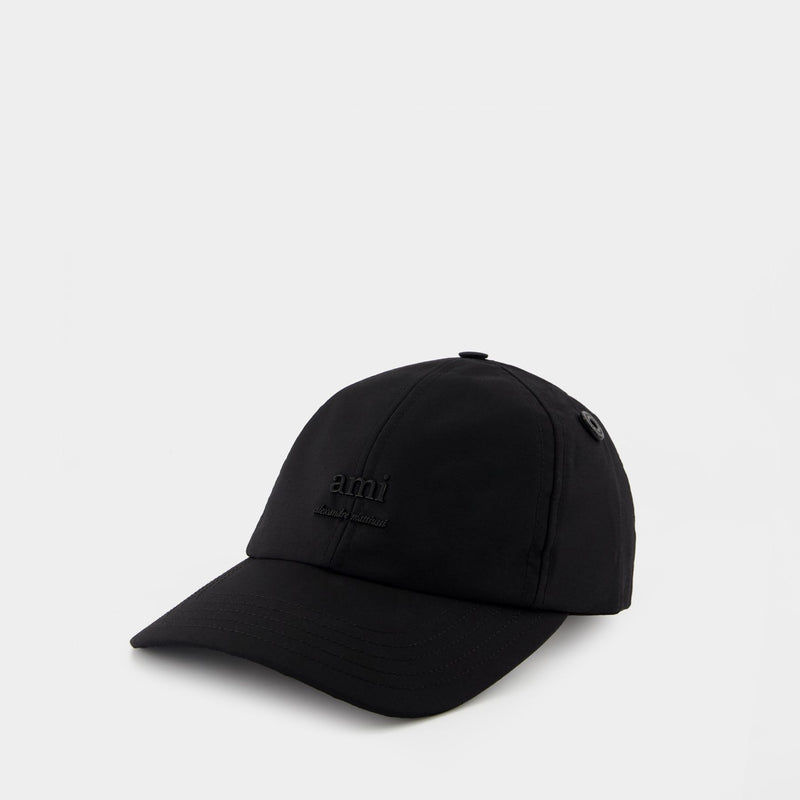 Lettering Caps - AMI Paris - Synthetic - Black