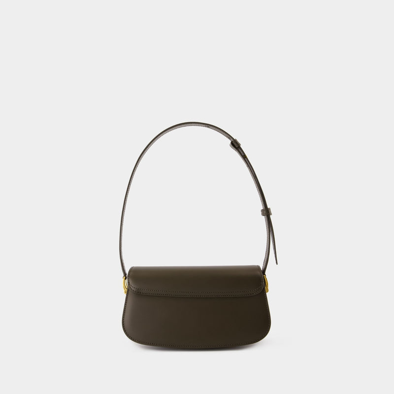 Paris Paris Shoulder Bag - AMI Paris - Leather - Olive