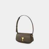 Paris Paris Shoulder Bag - AMI Paris - Leather - Olive