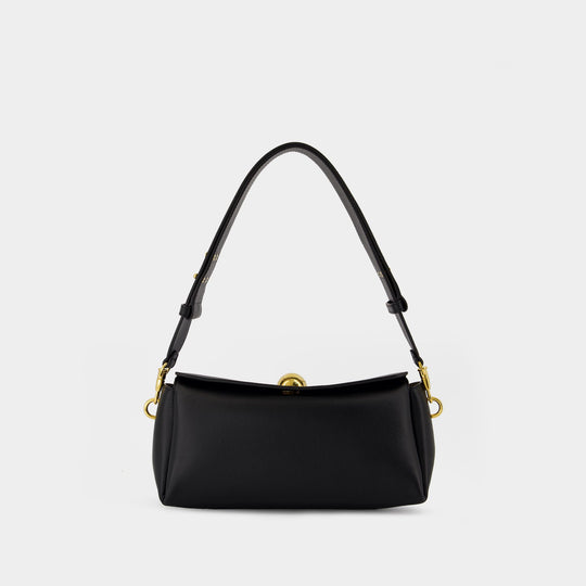 Carrousel Bag Crossbody - AMI Paris - Lambskin - Black