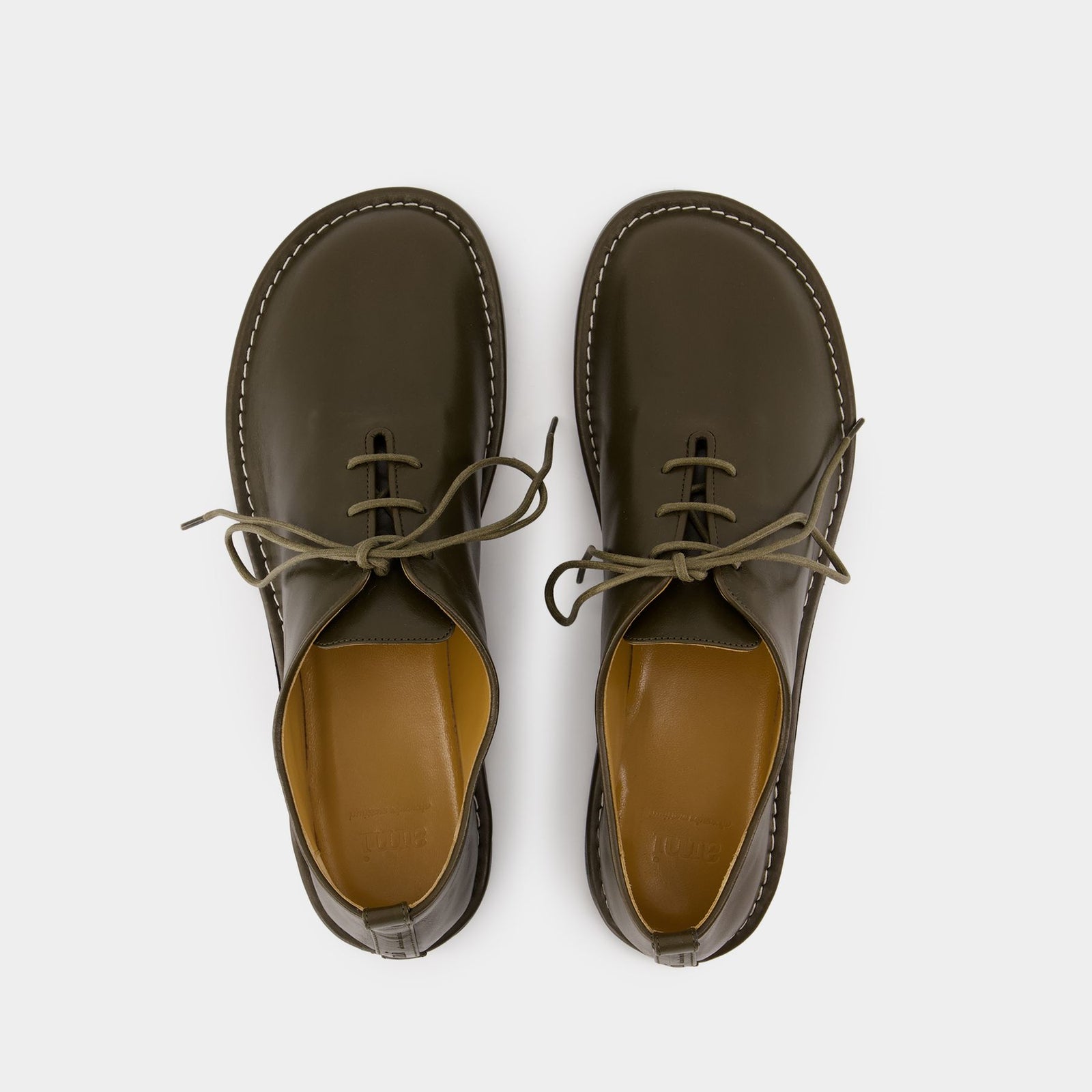 11/28 アミーゴ様 One Cut Shoes Flat Shoes - AMI Paris - Leather - Black