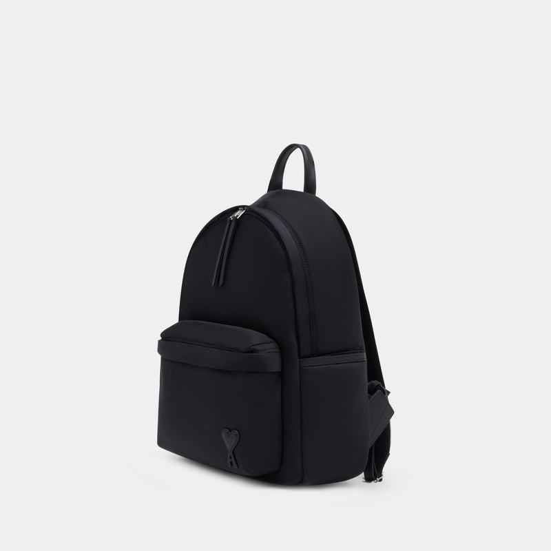 Marcel Backpack - AMI Paris - Nylon - Black