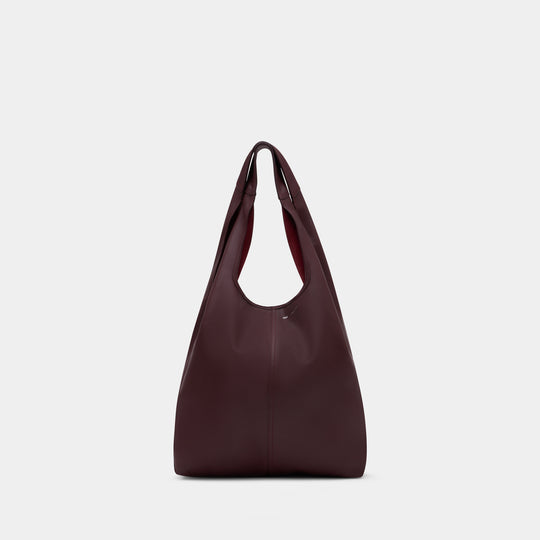 Etienne Shopper Bag - AMI Paris - Leather - Burgundy