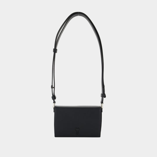 Adc Crossbody - AMI Paris - Leather - Black