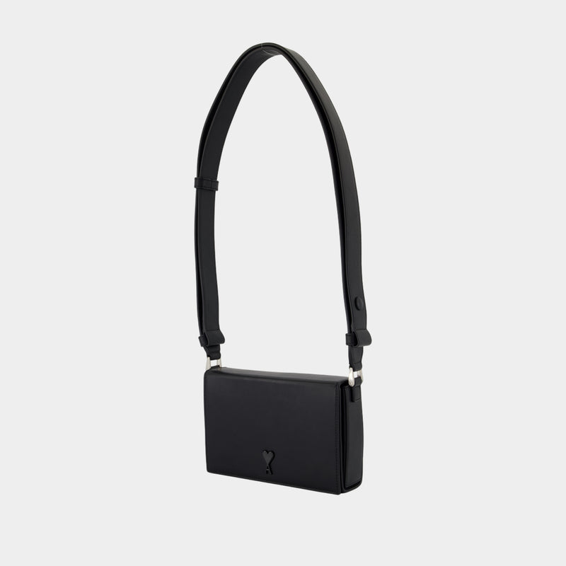 Adc Crossbody - AMI Paris - Leather - Black