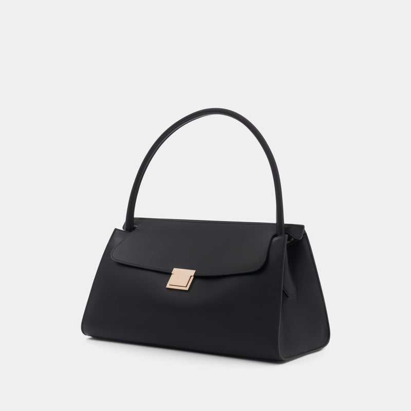 Mimi Shoulder Bag - AMI Paris - Leather - Black